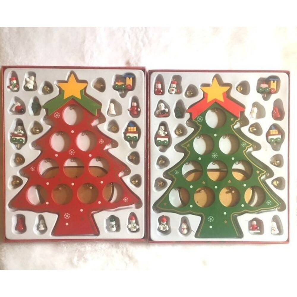 Wooden Tabletop Christmas Trees